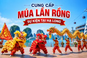 Cung cấp múa lân rồng sự kiện tại Hạ Long